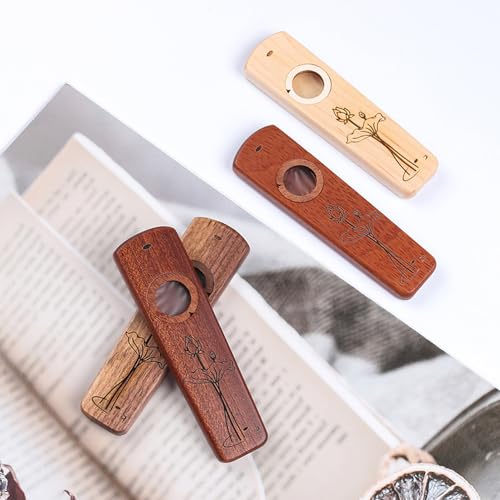 TIKATARER Holz Kazoo, Holz Kazoo Musikinstrument (Ahornholz) von TIKATARER