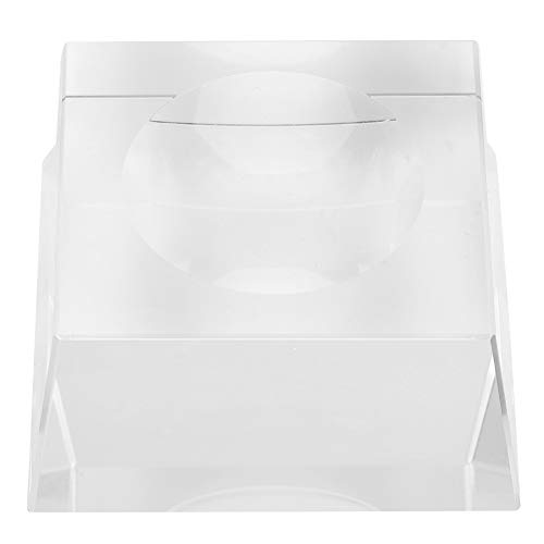 TIKATARER Kristallkugel, 8 cm Klare Transparente Dekorative Quarz -Glücksglaskugel Kristall Kugel Papiergewicht Kristall Display Skulptur Home Office Handwerk Glass Globe für Frauen Freunde (663 von TIKATARER