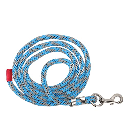 TIKATARER Pferdeseil, Nylon Pferdseil -Blei -Seile für Pferde Horse Traction Seil Longe Line für für Vieh Haustierpferd Training 6,6 Fuß Lang (Blau grau) von TIKATARER