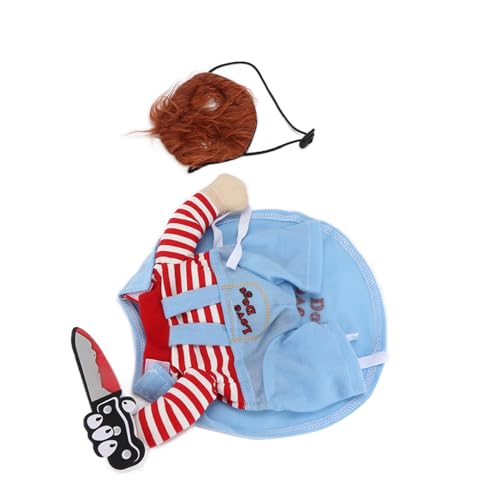 TIKATARER Stichhundkostüm, Haustier Halloween Kostümhunde Kostüme für Kleine Hunde Hunde Lustiges Kostüm Halloween Cosplay Outfits Hund Kostüme Dress -up -Kleidung für Kleine Mittelgroße Große (M) TIKATARER Stichhundkostüm, Haustier Halloween Kostümhunde Kostüme für Kleine Hunde Hunde Lustiges Kostüm Halloween Cosplay Outfits Hund Kostüme Dress -up -Kleidung für Kleine Mittelgroße Große (M) von TIKATARER