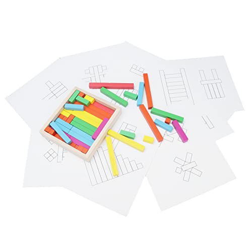 TIKATARER Zahlenblöcke Spielzeug für Kinder, Farbenfrohe Holzzählstangen Cuisenaire Stangen Individuelles Kit mit Aufbewahrungsbox für Kinderzählen und Homeschool -Vorräte TIKATARER Zahlenblöcke Spielzeug für Kinder, Farbenfrohe Holzzählstangen Cuisenaire Stangen Individuelles Kit mit Aufbewahrungsbox für Kinderzählen und Homeschool -Vorräte von TIKATARER