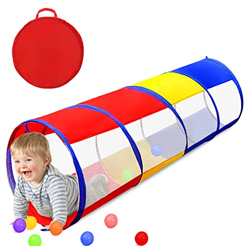 Kids Play Tunnel for Toddlers 1-3, 6 Foot Baby with 2 Mesh Sides Pop Up Crawling Toys 1 3 4 Year Old Girl Boy Birthday Gift, Indoor Outdoor Toddler Children or Dog Kids Play Tunnel for Toddlers 1-3, 6 Foot Baby with 2 Mesh Sides Pop Up Crawling Toys 1 3 4 Year Old Girl Boy Birthday Gift, Indoor Outdoor Toddler Children or Dog von TIKTENT