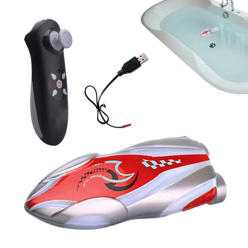 TILEZE Ferngesteuerte Schiffe, elektrische Wasserspielzeugboote, Wasserspielzeugboote für den Sommer, beleuchtetes Bootsspielzeug mit bunten LEDs für Kinder, Boote mit Batterie TILEZE Ferngesteuerte Schiffe, elektrische Wasserspielzeugboote, Wasserspielzeugboote für den Sommer, beleuchtetes Bootsspielzeug mit bunten LEDs für Kinder, Boote mit Batterie von TILEZE