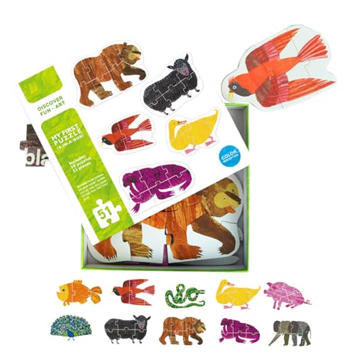 TILEZE Puzzles für Kleinkinder, Bauernhoftier-Puzzles – niedliches Puzzle-Spielzeug für die Tierkognition, lustiges und multifunktionales Spielzeug für die frühe Entwicklung, für zu Hause, von TILEZE