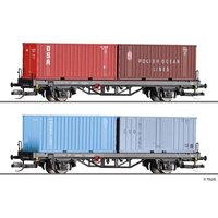 TILLIG 01090 TT Güterwagenset aus zwei Containertragwagen Lgkks 4444 mit je zwei 20‘ Containern, DR, Ep. IV TILLIG 01090 TT Güterwagenset aus zwei Containertragwagen Lgkks 4444 mit je zwei 20‘ Containern, DR, Ep. IV von TILLIG