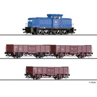 TILLIG 01091 TT Güterzugset aus Diesellokomotive BR 346 und drei offenen Güterwagen, PRESS, Ep. VI TILLIG 01091 TT Güterzugset aus Diesellokomotive BR 346 und drei offenen Güterwagen, PRESS, Ep. VI von TILLIG