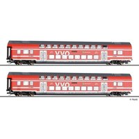 TILLIG 01093 TT Reisezugwagenset „S-Bahn Dresden“ aus zwei DBpza 780.4 Teil 2, DB AG, Ep. VI von TILLIG