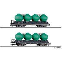 TILLIG 01116 TT Güterwagenset aus zwei Staubsilowagen Uacs 451.1, Transportservics s.r.o. Beroun, Ep. VI TILLIG 01116 TT Güterwagenset aus zwei Staubsilowagen Uacs 451.1, Transportservics s.r.o. Beroun, Ep. VI von TILLIG