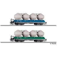 TILLIG 01119 TT Güterwagenset aus zwei Staubsilowagen Uacs 451.1, Raj-Wagon Trenčin spol. s.r.o., Ep. VI TILLIG 01119 TT Güterwagenset aus zwei Staubsilowagen Uacs 451.1, Raj-Wagon Trenčin spol. s.r.o., Ep. VI von TILLIG