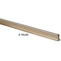 TILLIG 82500 H0 H0m H0e Schienenprofil, Neusilber blank, 2,5mm (Code 100), Länge 1.000 mm von TILLIG