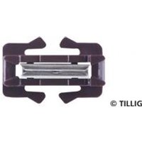 TILLIG 83953 TT Bettungsgleis braun Schienenverbinder (20 Stück) von TILLIG