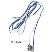 TILLIG 83957 TT Bettungsgleis braun Schienenverbinder mit Anschlusselement und Kabel TILLIG 83957 TT Bettungsgleis braun Schienenverbinder mit Anschlusselement und Kabel von TILLIG