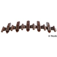TILLIG 85502 H0 Isolierschienenverbinder braun (Beutel 20 Stück) von TILLIG