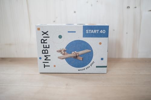 TIMBERIX Start 40 Einstiegsset mit 40 Teilen - Hochwertiges Holzspielzeug Made In Germany TIMBERIX Start 40 Einstiegsset mit 40 Teilen - Hochwertiges Holzspielzeug Made In Germany von TIMBERIX