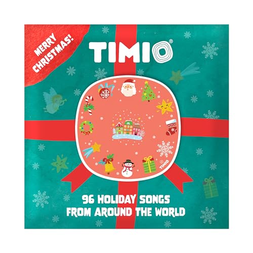 TIMIO Weihnachtslieder-CD für TIMIO Audio- und Musik-Player | 96 Internationale Weihnachtslieder aus Aller Welt | Weihnachtsmusik und Weihnachtslieder von TIMIO