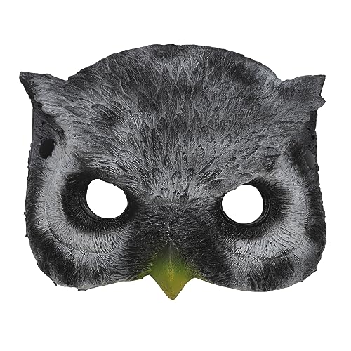 TINAYAUE Unisex Eule Maske Weiche Tiermasken Realistische Eulenmaske Cosplay Maske Kostümzubehör Rollenspiel Kleidung Accessoires für Halloween, Karneval, Themenparty TINAYAUE Unisex Eule Maske Weiche Tiermasken Realistische Eulenmaske Cosplay Maske Kostümzubehör Rollenspiel Kleidung Accessoires für Halloween, Karneval, Themenparty von TINAYAUE