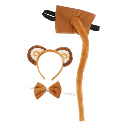 TINEASUR Affen-stirnband Tierschwanz-requisiten Für Cosplay Affenkostüm Für Erwachsene von TINEASUR