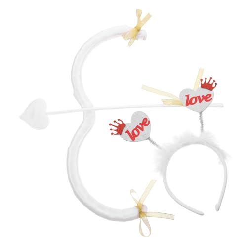 TINEASUR 1 Set Amor Kostümzubehör Für Damen Bestehend Aus Und Bogen Stirnband Und Requisiten Geeignet Für Valentinstagspartys Und Cosplay von TINEASUR