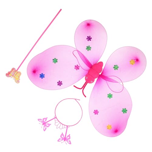 TINEASUR 1 Set Feenstab, Leuchtendes Schmetterlingskostüm, Schmetterlingsfeenkostüm, Cosplay, Schmetterlingsflügel, Cosplay Feenkostüm, Schmetterlingsstirnband Für Kleines Mädchen, TINEASUR 1 Set Feenstab, Leuchtendes Schmetterlingskostüm, Schmetterlingsfeenkostüm, Cosplay, Schmetterlingsflügel, Cosplay Feenkostüm, Schmetterlingsstirnband Für Kleines Mädchen, von TINEASUR