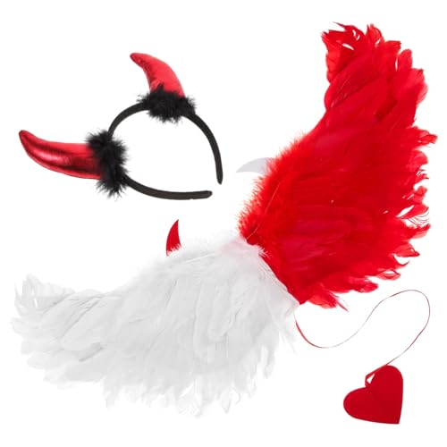 TINEASUR 1 Set Flügel Requisiten Zum Anziehen Für Halloween Partys. Flügel Requisiten Für Halloween Kostüme. Cosplay Flügel. Halloween Flügel Und Stirnband. Flügel Für Halloween. Flügel TINEASUR 1 Set Flügel Requisiten Zum Anziehen Für Halloween Partys. Flügel Requisiten Für Halloween Kostüme. Cosplay Flügel. Halloween Flügel Und Stirnband. Flügel Für Halloween. Flügel von TINEASUR