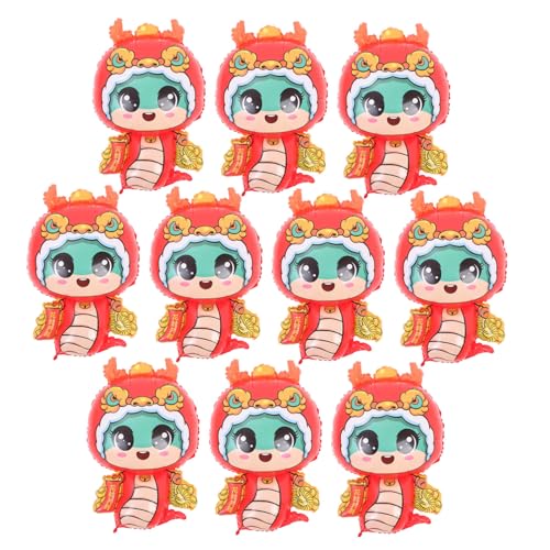 TINEASUR Aufblasbare Schlangen-babyballons 10 Stück Chinesische Neujahrsdekorationen Schlangenmaskottchen Für Geburtstagsparty TINEASUR Aufblasbare Schlangen-babyballons 10 Stück Chinesische Neujahrsdekorationen Schlangenmaskottchen Für Geburtstagsparty von TINEASUR