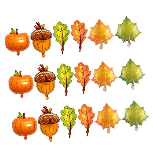 TINEASUR 18-teiliges Herbst-ballonbogen-set Thanksgiving-orange-luftballons Kürbis-aluminiumfolien-dekorationen Für Hochzeiten Geburtstagsfeiern TINEASUR 18-teiliges Herbst-ballonbogen-set Thanksgiving-orange-luftballons Kürbis-aluminiumfolien-dekorationen Für Hochzeiten Geburtstagsfeiern von TINEASUR