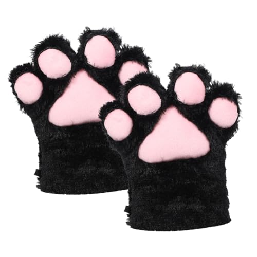 TINEASUR 1paar Plüsch Katzenkrallenhandschuhe Für Cosplay Warme Tierpfoten-mitten Für Winter Niedliche Kinderhandschuhe Für Fasching Und Halloween TINEASUR 1paar Plüsch Katzenkrallenhandschuhe Für Cosplay Warme Tierpfoten-mitten Für Winter Niedliche Kinderhandschuhe Für Fasching Und Halloween von TINEASUR