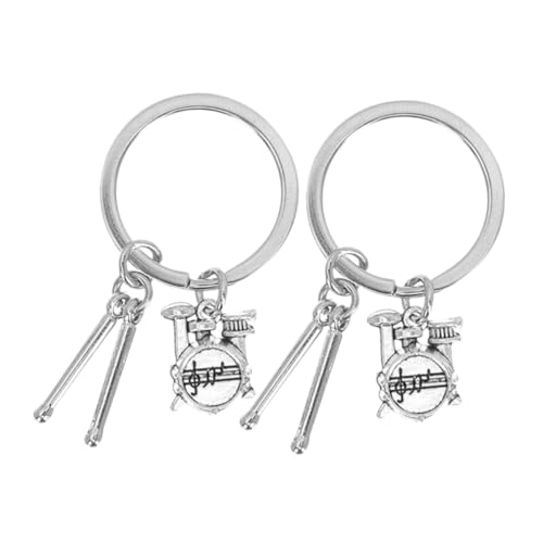 TINEASUR 2st Schlagzeug Schlüssel Bund Trommelverzierung Schlüsselanhänger Für Musikinstrumente Snare-drum-ornament Snare-drum Schlüsselanhänger Schlagzeuger-ornament Zinklegierung Silver TINEASUR 2st Schlagzeug Schlüssel Bund Trommelverzierung Schlüsselanhänger Für Musikinstrumente Snare-drum-ornament Snare-drum Schlüsselanhänger Schlagzeuger-ornament Zinklegierung Silver von TINEASUR