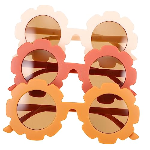 TINEASUR 3 Paare Sonnenblumen Sonnenbrille für Teiliges mit Verschiedenen Farben Dekorative Sonnenbrillen für Partys Geburtstagsfeiern Festliche Anlässe für Familie TINEASUR 3 Paare Sonnenblumen Sonnenbrille für Teiliges mit Verschiedenen Farben Dekorative Sonnenbrillen für Partys Geburtstagsfeiern Festliche Anlässe für Familie von TINEASUR