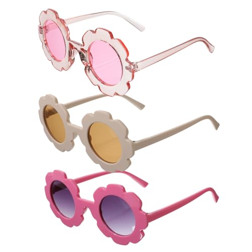 TINEASUR 3 Paare Sonnenbrillen mit Sonnenblumen Design Partybrillen für Witzige Cosplay Accessoires Langlebig Sicher für Feiertagsfeiern Kreative Anlässe TINEASUR 3 Paare Sonnenbrillen mit Sonnenblumen Design Partybrillen für Witzige Cosplay Accessoires Langlebig Sicher für Feiertagsfeiern Kreative Anlässe von TINEASUR