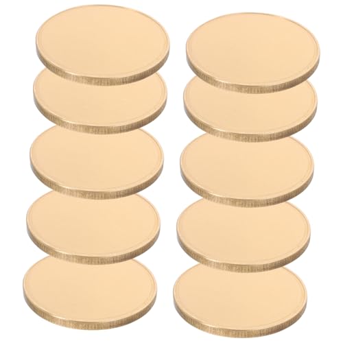 TINEASUR 3 Stück Teiliges Messing Gravurrohlinge für Diy Handwerk Langlebige Sammlermünzen Präzise Lasergravur für Geburtstags und Reisesouvenirs Hochwertige Metallkunst TINEASUR 3 Stück Teiliges Messing Gravurrohlinge für Diy Handwerk Langlebige Sammlermünzen Präzise Lasergravur für Geburtstags und Reisesouvenirs Hochwertige Metallkunst von TINEASUR