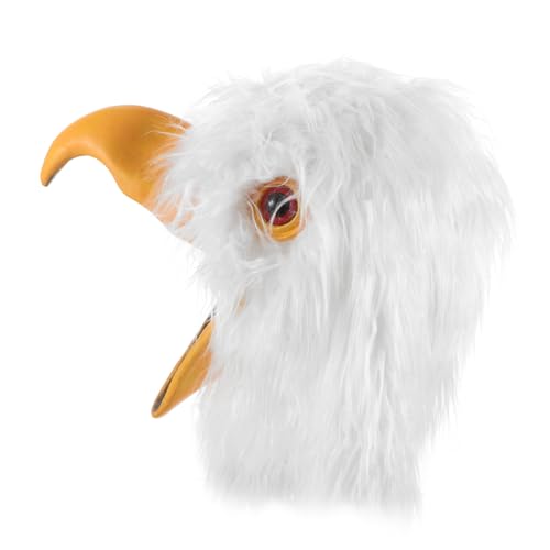 TINEASUR Adler-vollkopfmaske, Plüsch-adlermaske, Neuheit, Falkenmaske, Offener Mund, Adlerkopfbedeckung, Tierkostüm, Vogelmaske Für Party, Festival, Halloween, Maskerade, Party TINEASUR Adler-vollkopfmaske, Plüsch-adlermaske, Neuheit, Falkenmaske, Offener Mund, Adlerkopfbedeckung, Tierkostüm, Vogelmaske Für Party, Festival, Halloween, Maskerade, Party von TINEASUR