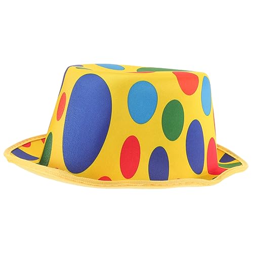 TINEASUR Clown-kostümhut Bühnenparty-kopfbedeckung Glitzer-pailletten Bequem Robust Vliesstoff Für Geburtstagsdekoration TINEASUR Clown-kostümhut Bühnenparty-kopfbedeckung Glitzer-pailletten Bequem Robust Vliesstoff Für Geburtstagsdekoration von TINEASUR