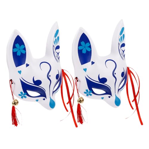 TINEASUR Fuchs Dämonenmaske, Tharian Maske, Fuchs Cosplay Maske Für Damen, Halloween Fuchsmasken Für Erwachsene, Japanische Maske, Cosplay Halbmaske, Cosplay Hasenmaske, Japanische Masken, TINEASUR Fuchs Dämonenmaske, Tharian Maske, Fuchs Cosplay Maske Für Damen, Halloween Fuchsmasken Für Erwachsene, Japanische Maske, Cosplay Halbmaske, Cosplay Hasenmaske, Japanische Masken, von TINEASUR