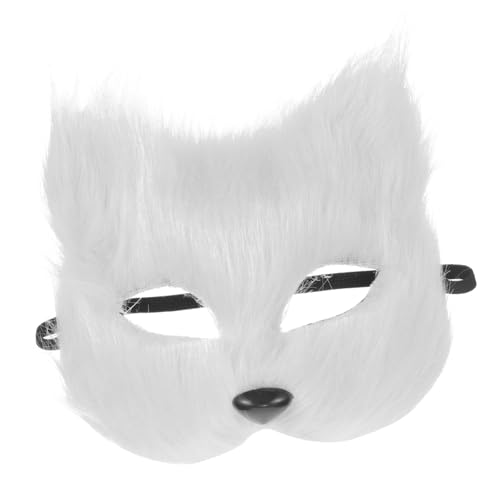 TINEASUR Fuchsmaske Im Japanischen Stil, Fuchsmaske Im Japanischen Stil, Tiermaske, Maskenmaske, Cosplay Partymaske, Maskenmaske, Halbmaske, Cosplay Maske, Halbgesichtsmaske von TINEASUR