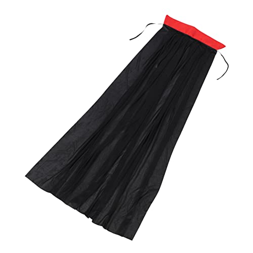 TINEASUR Vampir Umhang Kinder Halloween Vampir Umhang Für Erwachsene 14 Meter Langer Schwarzer Cape Mit Rotem Kragen Kostü Für Cosplay Halloween Partys Und Rollenspiele Ideal Für Herren Und Damen von TINEASUR