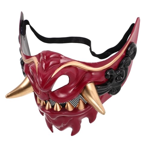 TINEASUR Halloween-dämonen-samurai-maske: Cosplay-maske, Halbmasken, Cosplay-gesichtsbedeckung Für Erwachsene, Halloween-party, Mottopartys Und Veranstaltungen TINEASUR Halloween-dämonen-samurai-maske: Cosplay-maske, Halbmasken, Cosplay-gesichtsbedeckung Für Erwachsene, Halloween-party, Mottopartys Und Veranstaltungen von TINEASUR