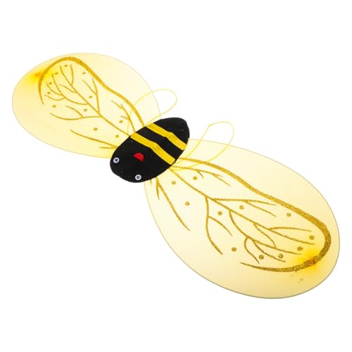 TINEASUR Kinderkostümflügel Kostümzubehör-set für Jungen und Mädchen Biene Cosplay-requisite Bequeme und Leichte Flügel für Halloween-schulshows von TINEASUR