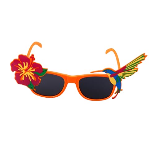 TINEASUR Tropische Sonnenbrille Mit Blumen Und Vögeln Lustige Hawaii-partybrille Für Geburtstagsfeiern Und Kostümpartys Auffällige Accessoires Für Unvergessliche TINEASUR Tropische Sonnenbrille Mit Blumen Und Vögeln Lustige Hawaii-partybrille Für Geburtstagsfeiern Und Kostümpartys Auffällige Accessoires Für Unvergessliche von TINEASUR