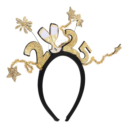 TINEASUR Neujahrs Stirnband mit Sternen Party Haarreif für Silvester Feier Robustes Wiederverwendbares Kopfschmuck Accessoire für Festliche Kostümierung TINEASUR Neujahrs Stirnband mit Sternen Party Haarreif für Silvester Feier Robustes Wiederverwendbares Kopfschmuck Accessoire für Festliche Kostümierung von TINEASUR