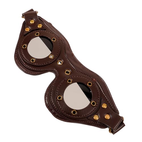 TINEASUR Punk Steampunk Goggles Vintage Prop Für Partys Und Outdoor-aktivitäten Bequeme Und Brille Mit Einzigartigem Retro-design Und Exzellenter Haltbarkeit TINEASUR Punk Steampunk Goggles Vintage Prop Für Partys Und Outdoor-aktivitäten Bequeme Und Brille Mit Einzigartigem Retro-design Und Exzellenter Haltbarkeit von TINEASUR