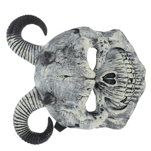 TINEASUR Realistische Halloween Maske mit Rammschädel und Hörnern für Kostümpartys Kreative Fotografie und Schaurige Events für Erwachsene Geeignet von TINEASUR