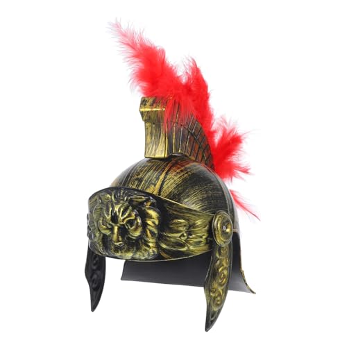 TINEASUR 1stück Cosplay Prop Römischer Kriegerhelm Detailreiches Kostümzubehör Für Halloween Und Rollenspiele Historisch Inspiriert Leicht Zu Reinigen TINEASUR 1stück Cosplay Prop Römischer Kriegerhelm Detailreiches Kostümzubehör Für Halloween Und Rollenspiele Historisch Inspiriert Leicht Zu Reinigen von TINEASUR