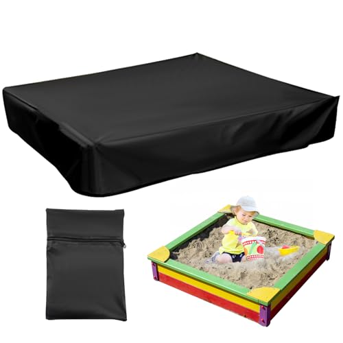Staubschutzabdeckung für Sandkasten - wasserdichte und UV-beständige Abdeckplane aus Oxford-Stoff, Perfekter Schutz für Spielsand, Sandkästen und Balkon-Sandkästen bis 120x120 cm Staubschutzabdeckung für Sandkasten - wasserdichte und UV-beständige Abdeckplane aus Oxford-Stoff, Perfekter Schutz für Spielsand, Sandkästen und Balkon-Sandkästen bis 120x120 cm von TINGTING