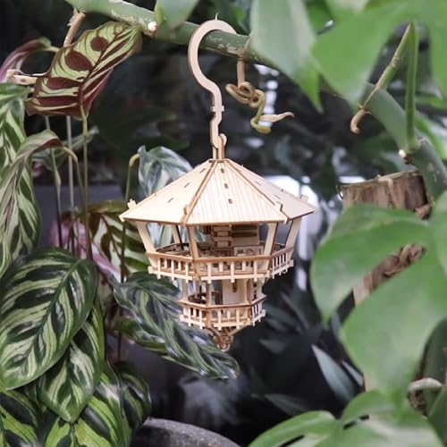 Treetop Hideaway 3D Holzpuzzle DIY Modell Bastelset mit LED-Lichtern und Acrylständer - Ideales Geschenk für Erwachsene und Jugendliche zum Bauen - 125 Teile (Batterien nicht im Lieferumfang enthalten Treetop Hideaway 3D Holzpuzzle DIY Modell Bastelset mit LED-Lichtern und Acrylständer - Ideales Geschenk für Erwachsene und Jugendliche zum Bauen - 125 Teile (Batterien nicht im Lieferumfang enthalten von TINY TREE HOUSES