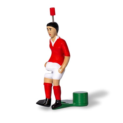 TIPP-KICK Star-Kicker Österreich I Original Spieler für Groß & Klein I Spielspaß mit der Fußball-Figur Spiel I Zubehör I Trikot Rot/Weiß von TIPP-KICK
