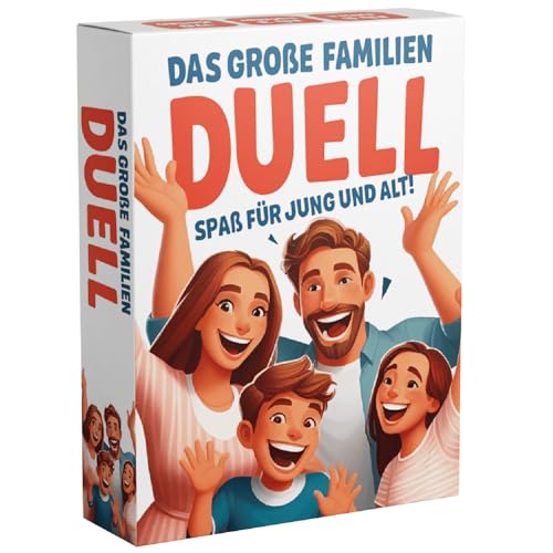 Das Große Familien-Duell | Das lustige Spiel für die ganze Familie | Mit spannenden Aufgaben, Quiz & Challenges| Familienspiel, Kartenspiel, Gesellschaftsspiel | Für Eltern und Kinder ab 7 Jahre Das Große Familien-Duell | Das lustige Spiel für die ganze Familie | Mit spannenden Aufgaben, Quiz & Challenges| Familienspiel, Kartenspiel, Gesellschaftsspiel | Für Eltern und Kinder ab 7 Jahre von TIPSI