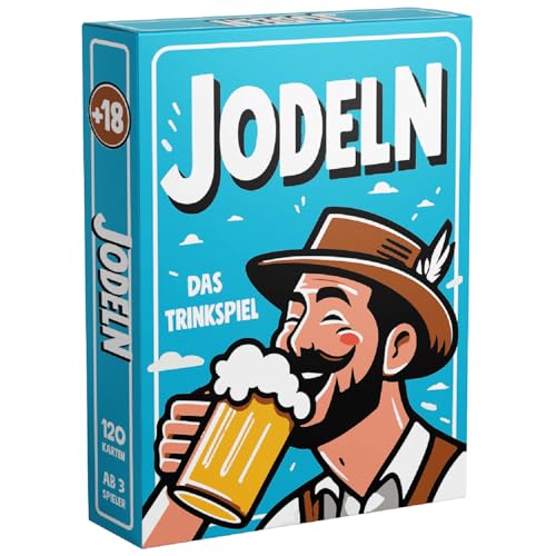TIPSI Jodeln Trinkspiel - Das wohl witzigste Partyspiel Aller Zeiten! | Trinkspiele für Erwachsene ab 18, Saufspiel, Kartenspiel | 3 in 1: Wahrheit oder Pflicht - Ich hab noch nie - Wer würde eher von TIPSI