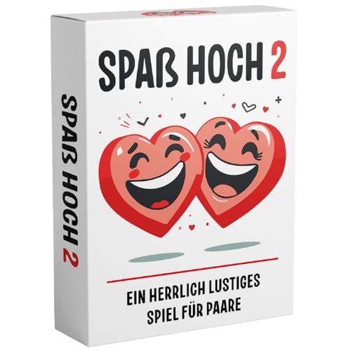TIPSI Spaß Hoch 2 - Spiel für Paare zu zweit | Mit lustigen Aufgaben & Fragen | Pärchen Geschenke für Männer, Freund & Freundin | Jahrestag Geschenk für ihn & sie oder zum Valentinstag TIPSI Spaß Hoch 2 - Spiel für Paare zu zweit | Mit lustigen Aufgaben & Fragen | Pärchen Geschenke für Männer, Freund & Freundin | Jahrestag Geschenk für ihn & sie oder zum Valentinstag von TIPSI