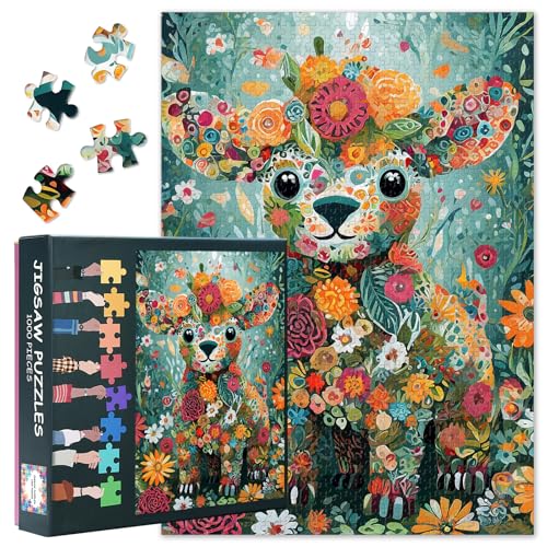 1000 Stück Herausfordernde Tiere Aus Blumen Jigsaw Puzzles Für Erwachsene Vieh Jigsaw Puzzle Für Erwachsene Als Geschenke Home Decor Intelligenz Puzzles Für Familienspiele 70cmx50cm 1000 Stück Herausfordernde Tiere Aus Blumen Jigsaw Puzzles Für Erwachsene Vieh Jigsaw Puzzle Für Erwachsene Als Geschenke Home Decor Intelligenz Puzzles Für Familienspiele 70cmx50cm von TISHIRON